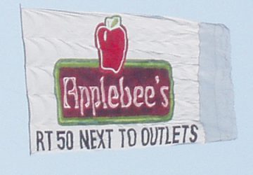 Applebee's Banner towing Ocean City Md Applebee's Banner towing Ocean City Md